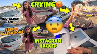 HACKED INSTAGRAM😡 FAKE ALLEGATIONS  Zeenat Crying Badly  Preparation for Ladakh Ride [upl. by Far]