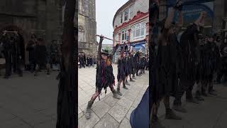 Beltane Border Morris  Cross Tree  Okehampton Samhain  2 Nov 24 Courtesy of Mandy EldredTyler [upl. by Lehcar]