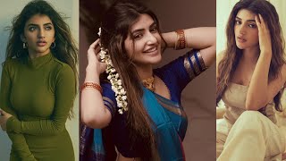 Sreeleela Hot Saree Photoshoot Compilation  Actress Sreeleela Latest Traditional Fashion Looks [upl. by Naryk]