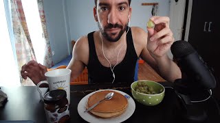 ASMR Mukbang Protein Crepes [upl. by Gae]