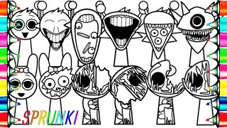 Incredibox SPRUNKI Coloring Pages  Simon amp Pinki Phases 1 2 3 4 5 6  NCS Music [upl. by Jeanna]