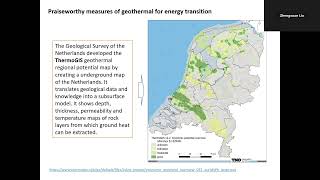 Geothermal Energy Application in the Netherlands [upl. by Sindee57]