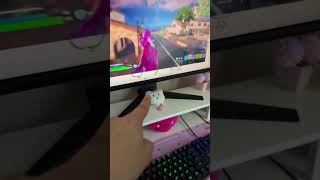 2 THOUSAND dollar fortnite setup fortnite setup tech cozyroom cosysetup pinksetup girly [upl. by Rexer]