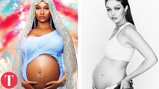 25 Epic Celebrity Pregnancy Announcements [upl. by Sclater]