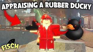 APPRAISING A RUBBER DUCKY TO GET SHINY  ROBLOX FISCH [upl. by Mccarthy600]