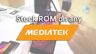 How to Install Stock ROM on any Mediatek Device using SP Flash tool [upl. by Panchito]