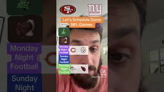 When Would I schedule these NFL Games nfl nflschedule [upl. by Eeramit]