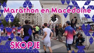 MARATHON DE SKOPJE  MACEDOINE [upl. by Collbaith]