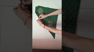 Simple skirt cutting and stitchingtrending shortsvideo [upl. by Yknip]