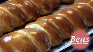 EINBACK Rezept  Milchbrötchen selber backen mit Hefefeinteig  Frühstück [upl. by Lledniw601]