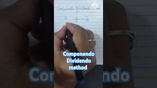 Componendo Dividendo method useful method and tricks in mathematics [upl. by Cohlette158]