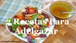 Recetas De Comidas Para Adelgazar 5 Exquisitas Recetas [upl. by Lenzi]