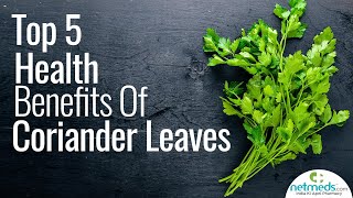 Top 5 Health Benefits Of Coriander Leaves [upl. by Noemi]