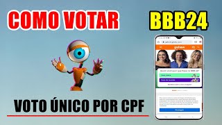 Como votar no bbb 24 Rápido e Fácil  votar no paredão bbb 24 [upl. by Ikram]