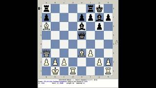 Stromboli Ettore vs Jones Gawain C  Italy Chess U16 2002 Cortina dAmpezzo [upl. by Anilec]