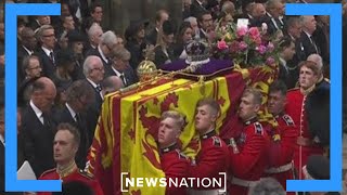 Queen Elizabeth IIs funeral procession arrives at Westminster Abbey  Early Morning [upl. by Nahtiek261]