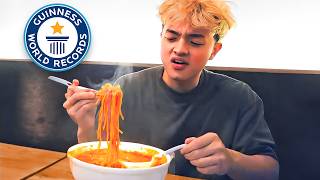 Trying Worlds Spiciest Ramen Challenge [upl. by Mendie]