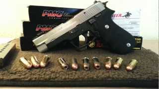 SIG SAUER P220 NICKEL FINISH 45ACP REVIEW [upl. by Zampino837]