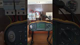 RCD RCBO tripping current testing by multifunction meter [upl. by Wernda]