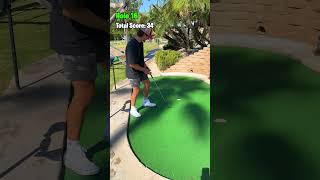 Setting A Mini Golf Course Record Holes 1618 [upl. by Zechariah]