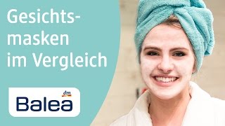 Gesichtsmasken im Vergleich  für jede Haut die richtige Maske finden  Balea Badvergnügen 3 [upl. by Durware973]