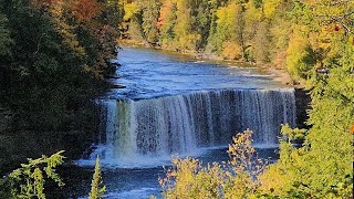 Tahquamenon Falls State Park with Fluffy Dog [upl. by Beall361]