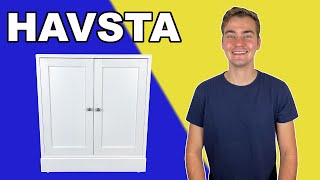 Step By Step  HAVSTA Cabinet With Base IKEA Tutorial [upl. by Emanuel291]