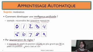 Apprentissage automatique 11  Concepts fondamentaux  motivation [upl. by Hiram]