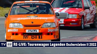 MOTOR TV22 RELIVE DTM Classic Oschersleben Tourenwagen Legenden Rennen 2 2022  ADAC GT Masters [upl. by Irvin]