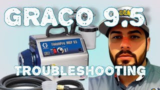 Graco 95 Hvlp Spraying Troubleshooting spray issues [upl. by Esra]