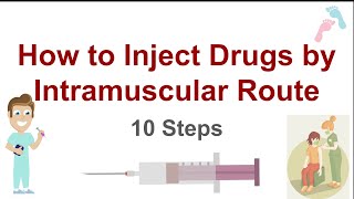 How to Inject Drugs by Intramuscular Route  Injection  10 Steps [upl. by Black]