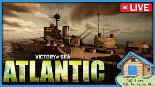 🔴 LIVE  Victory at Sea Atlantic  World War II Naval Warfare  Live from the Sim Shack [upl. by Bander680]