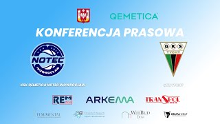 Konferencja prasowa KSK QEMETICA NOTEĆ INOWROCŁAW  GKS TYCHY  7122024 [upl. by Arehahs]