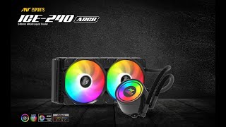 Ant Esports ICE 240 ARGB CPU Liquid Cooler Unboxing [upl. by Cedric]