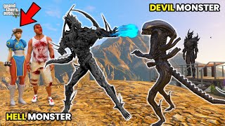 Franklin Found HELL GOD To Trap DEVIL GOD and DEVIL QUEEN in GTA 5  SHINCHAN and CHOP Part 4 [upl. by Prochoras]