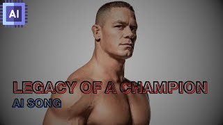 LEGACY OF A CHAMPION  John Cenas Farewell Tribute AI Song [upl. by Sylado409]