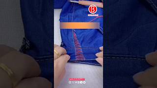 Simple method to reduce the waist of pants [upl. by Nnylimaj]