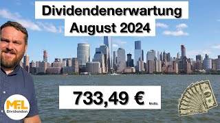 73349 € Bruttodividenden erwarte ich im August Aktiendepot quotNo risk no funquot [upl. by Cully]