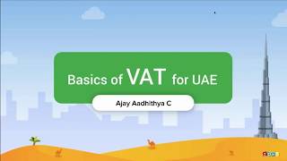 Webinar on Basics of VAT for UAE  Zoho [upl. by Sallyann]