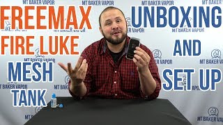 FreeMax FIRE LUKE Mesh SubOhm Tank Review Product Spotlight UNBOXING and SET UP [upl. by Nho779]