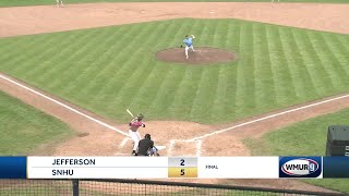 SNHU baseball secures close win over Jefferson University [upl. by Kinson]