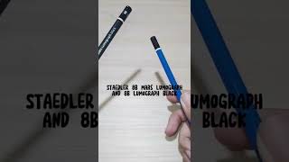 Staedtler 8B Mars Lumograph Vs 8b Mars Lumograph Black [upl. by Zipah]