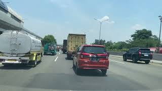 Transyogi Alternatif Cibubur ke Tol Cililitan via Tol Cimanggis Cibitung  Jagorawi  Drivingaround [upl. by Mullen]