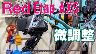 SRAM Red Etap AXS の微調整 [upl. by Collum]