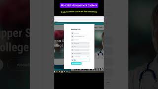 Doctor Appointment Form with Database Hospital management system shorts programming python [upl. by Ytirahs]