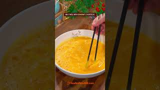 EASY STEAMED EGG WITH SPINACH RECIPE recipe cooking chinesefood spinach egg vegetables [upl. by Orfield]