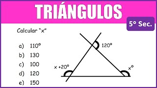 TRIÁNGULOS  Ejercicio Solucionado 2 geometry [upl. by Ignacio]