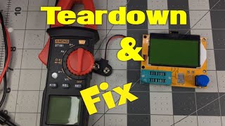 TTE 27 Component Tester Repair amp Aneng ST181 Clamp Meter Teardown [upl. by Sidwell]