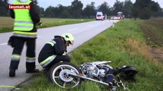 Tödlicher Motorradunfall auf der Kremsmünsterer Straße in Pettenbach [upl. by Ratcliff]