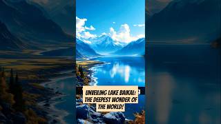 Unveiling Lake Baikal The Deepest Wonder of the World 🌊 shorts didyouknow funfacts facts [upl. by Laehcar]